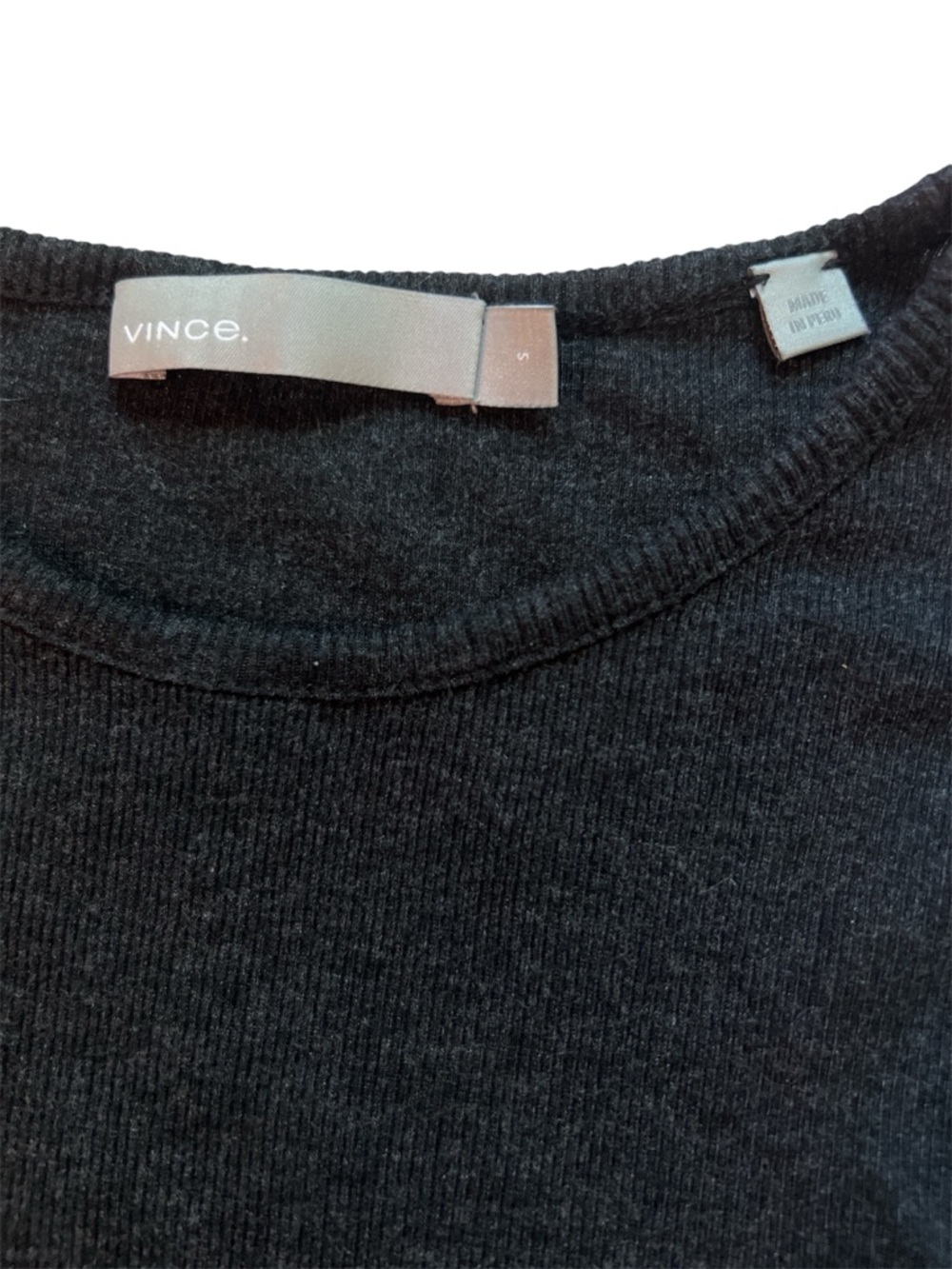 Vince Ribbed Tank - Picture 4 of 5